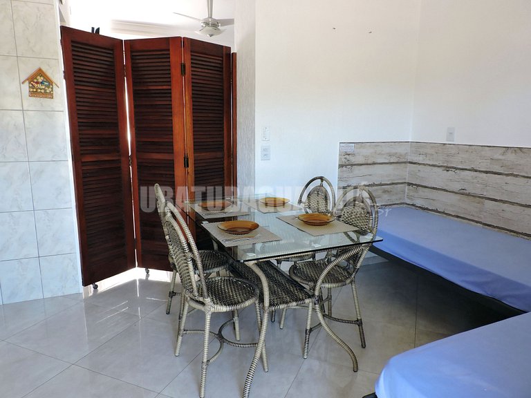 1 bedroom apartment for 6 people two blocks from Praia Grand