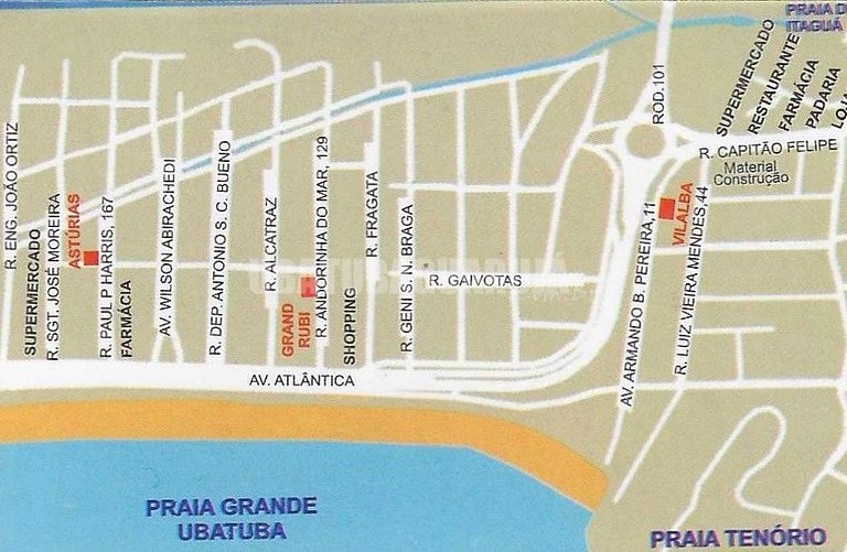 Apartamento para vacaciones en Ubatuba